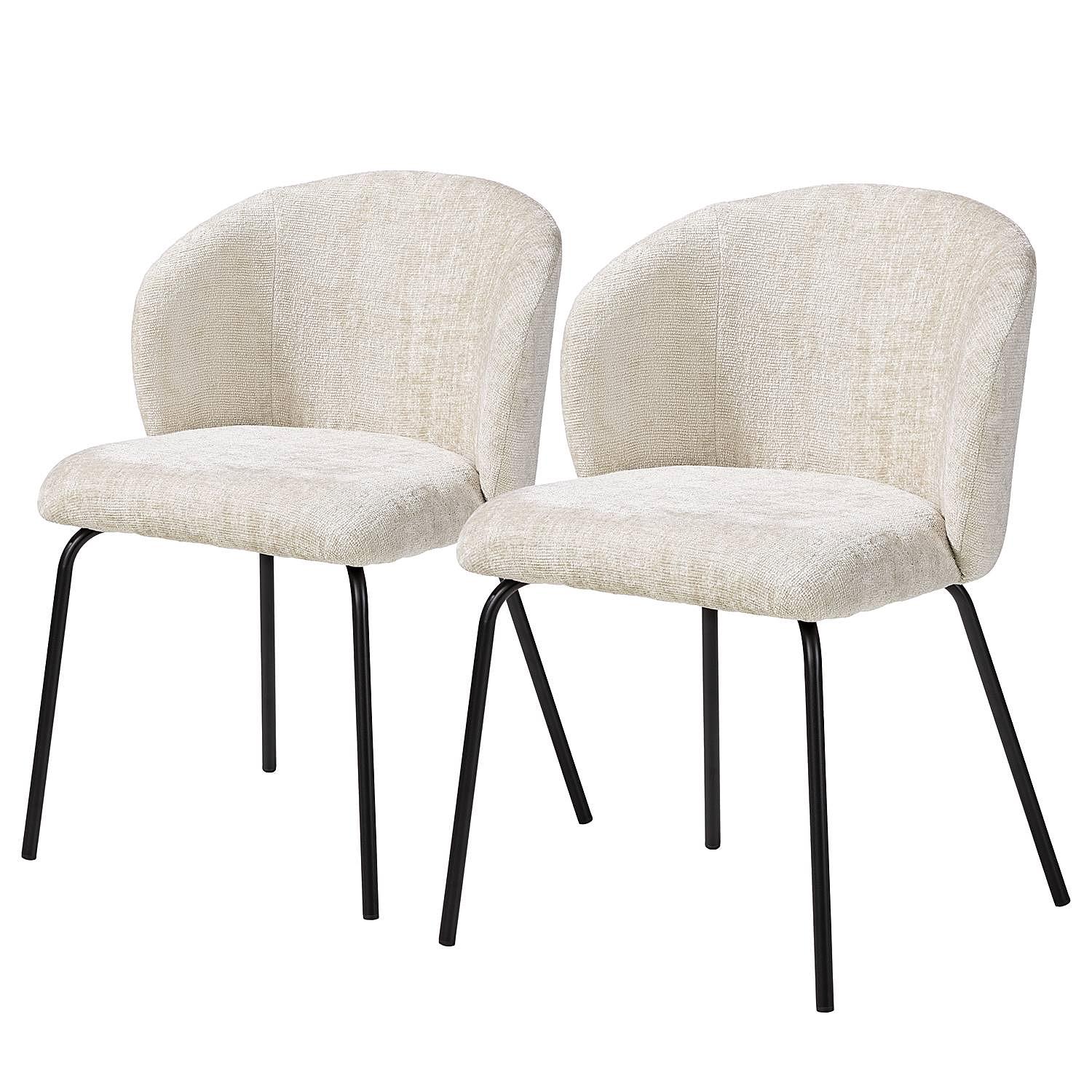 2x Upholstered chair Charlisle Beige 2