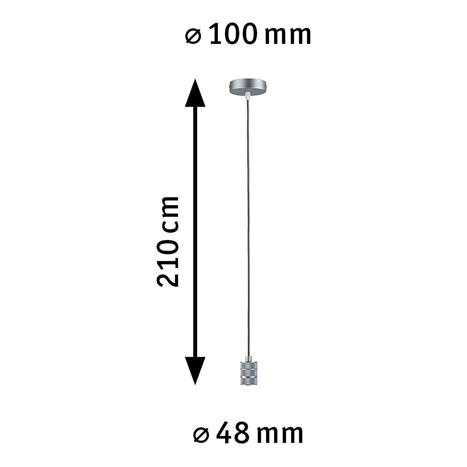 Neordic Tilla Pendelleuchte Aluminium Microfaser Grau 4