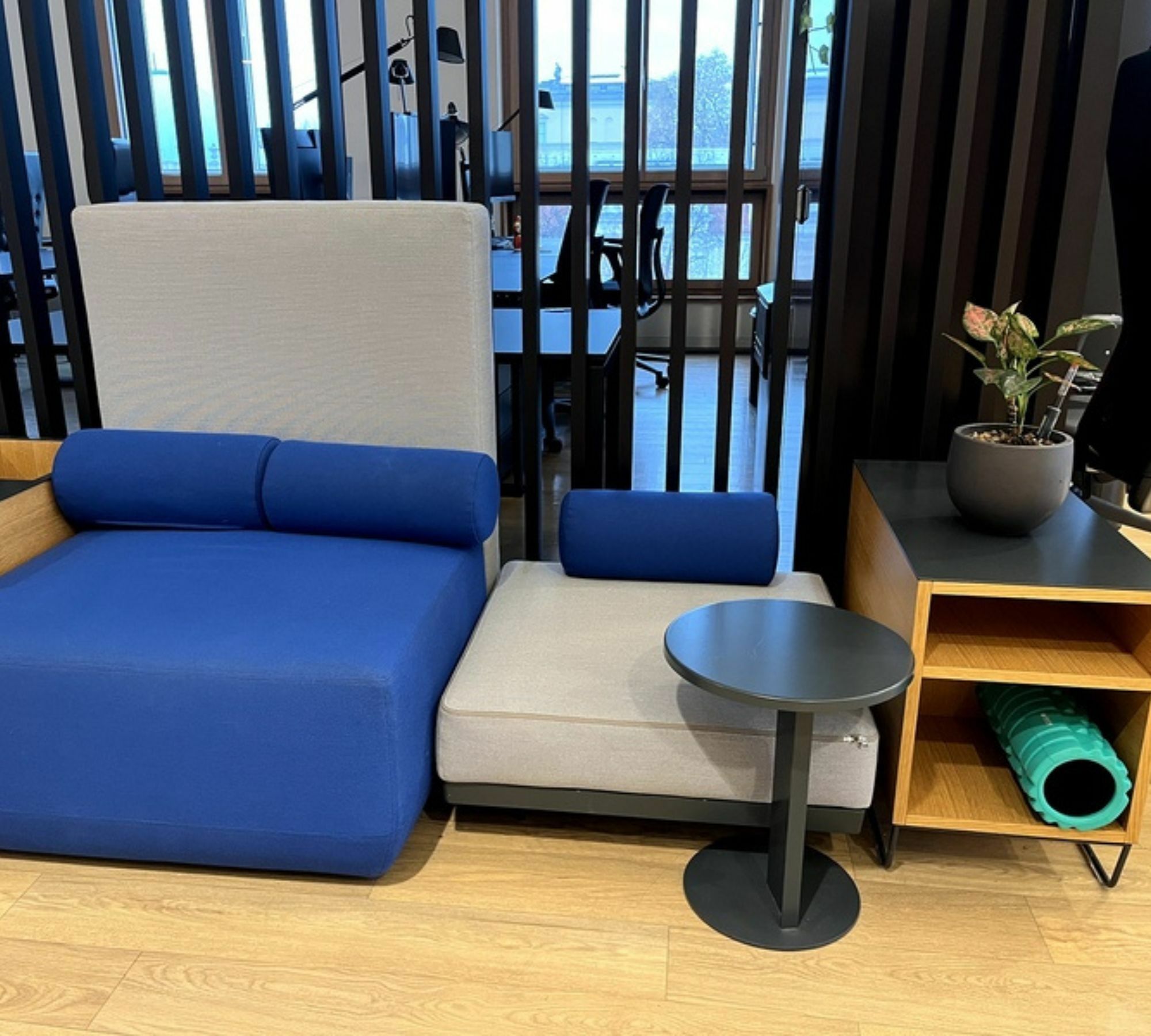 Bikini Island Lounge-Set Textil Holz Mehrfarbig 2