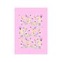 Multitude rosa mit grün Art printMulticolor 3
