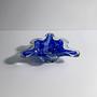 Vintage Ashtray Murano Glass Cobalt Blue 1970s 0
