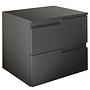 Nightstand Abelardo Graphite 42 cm 1