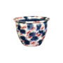 Vintage Blumentopf Keramik Mehrfarbig 0