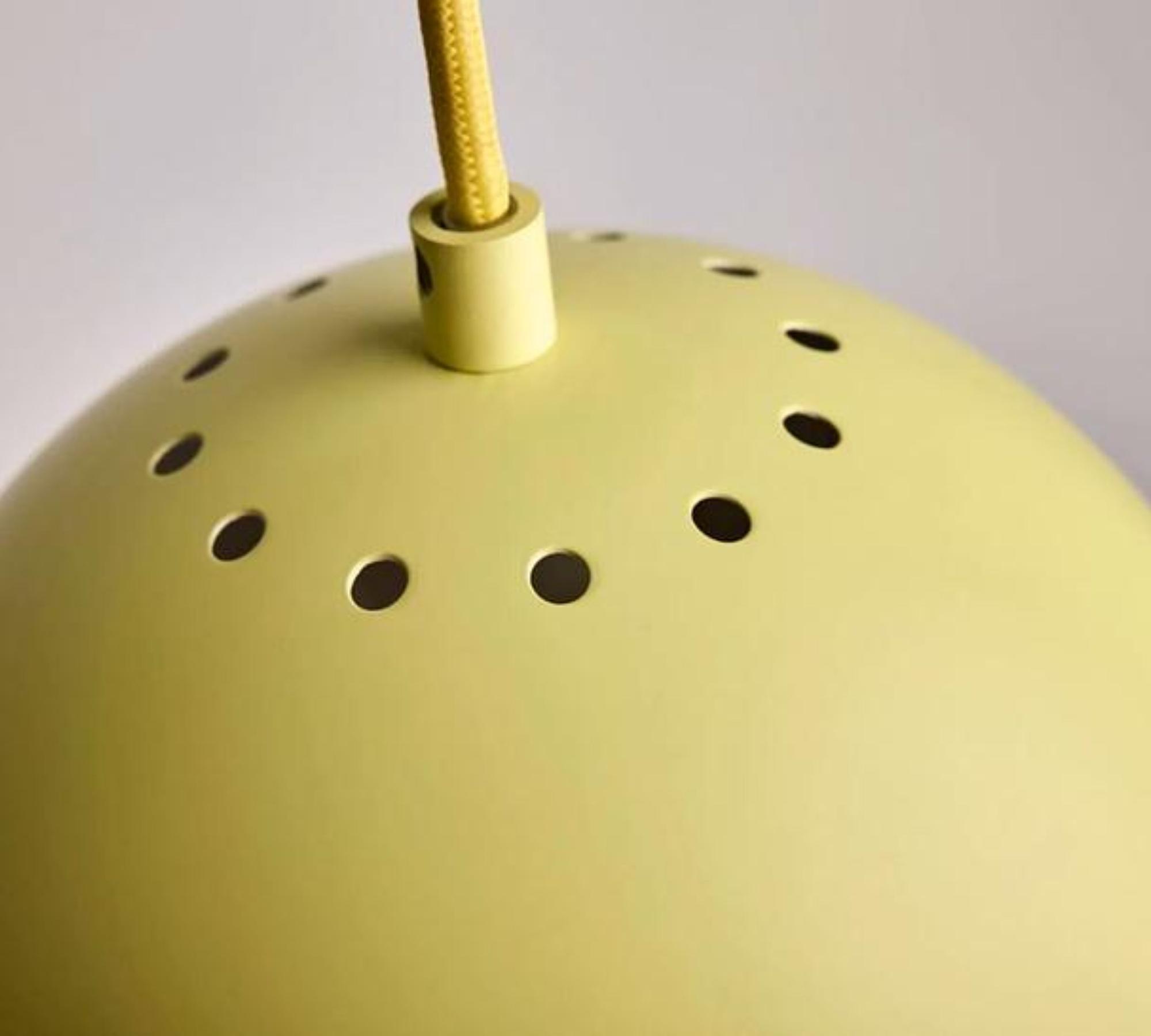 Ball Pendelleuchte Gelb Ø18cm 2