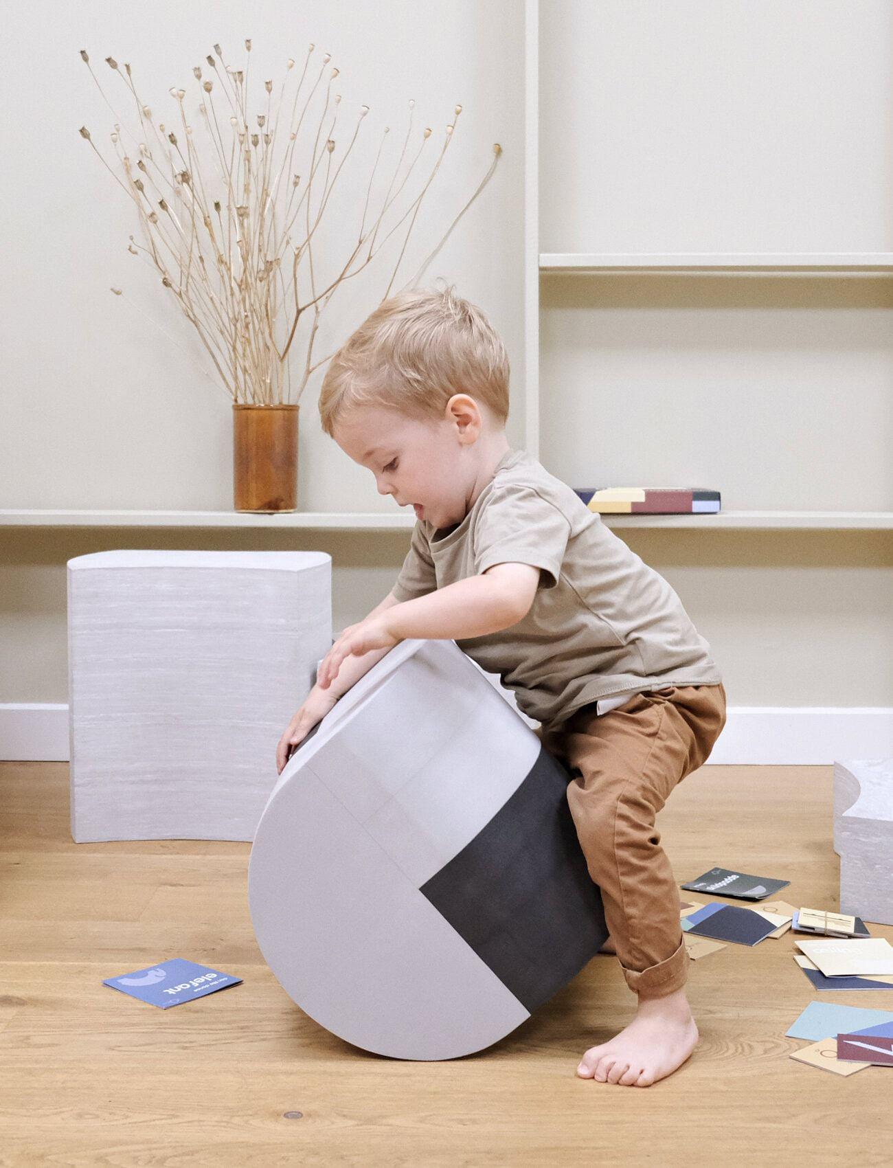 Wave L Hocker Grau 1