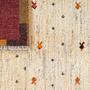 Gabbeh Teppich Wolle Beige 5