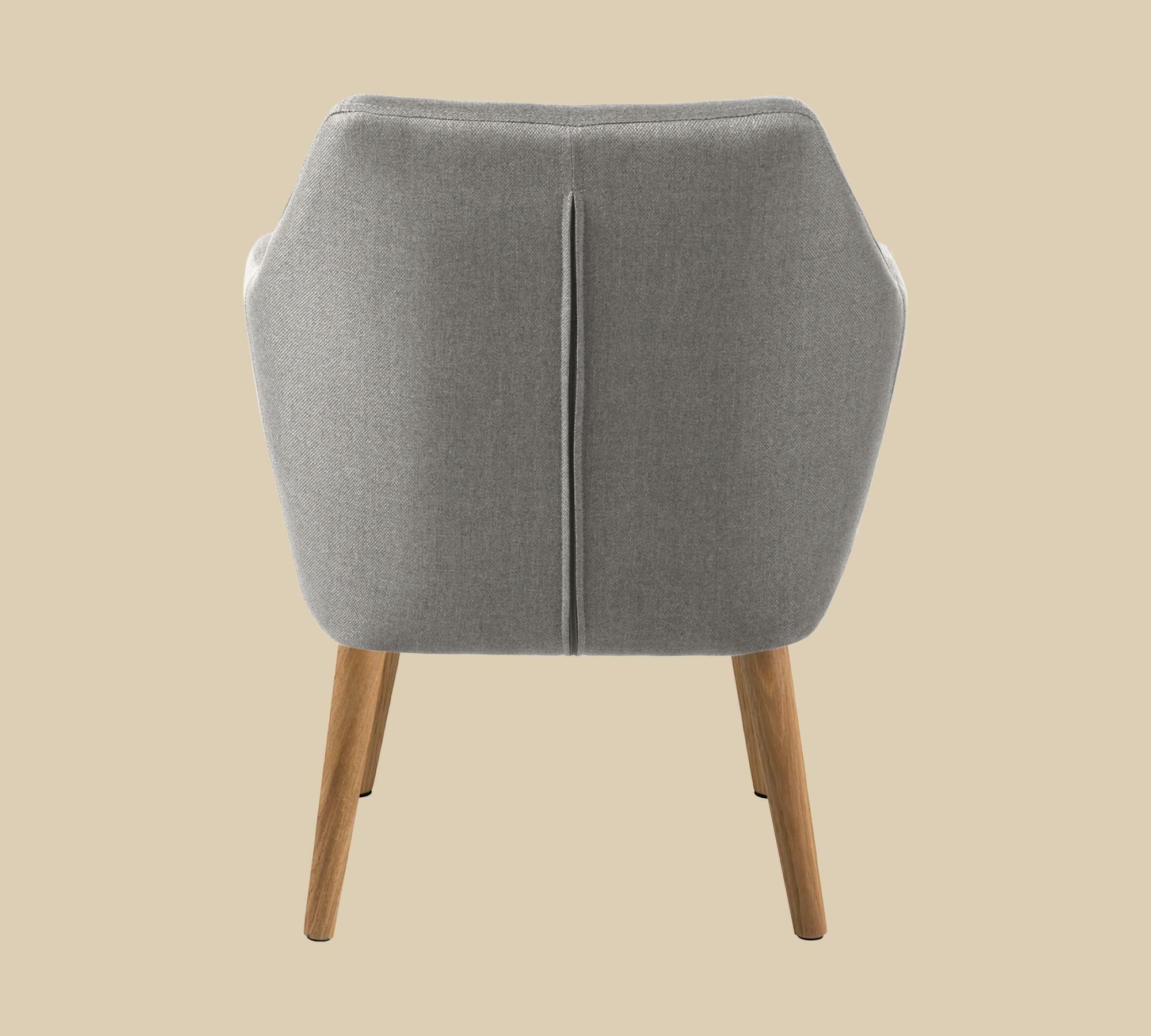 Loungesessel NICHOLAS Webstoff Cors: Granit 6