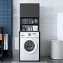 Washing machine cabinet Walnut brown 60cm x 183.6cm 1