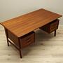 Teak-Schreibtisch Holzfurnier 1970er Jahre  8