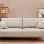 Hera Sofa Bed 3-seater Wood Veneer Cream 1