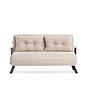 Sando Schlafsofa 2-Sitzer Creme 7