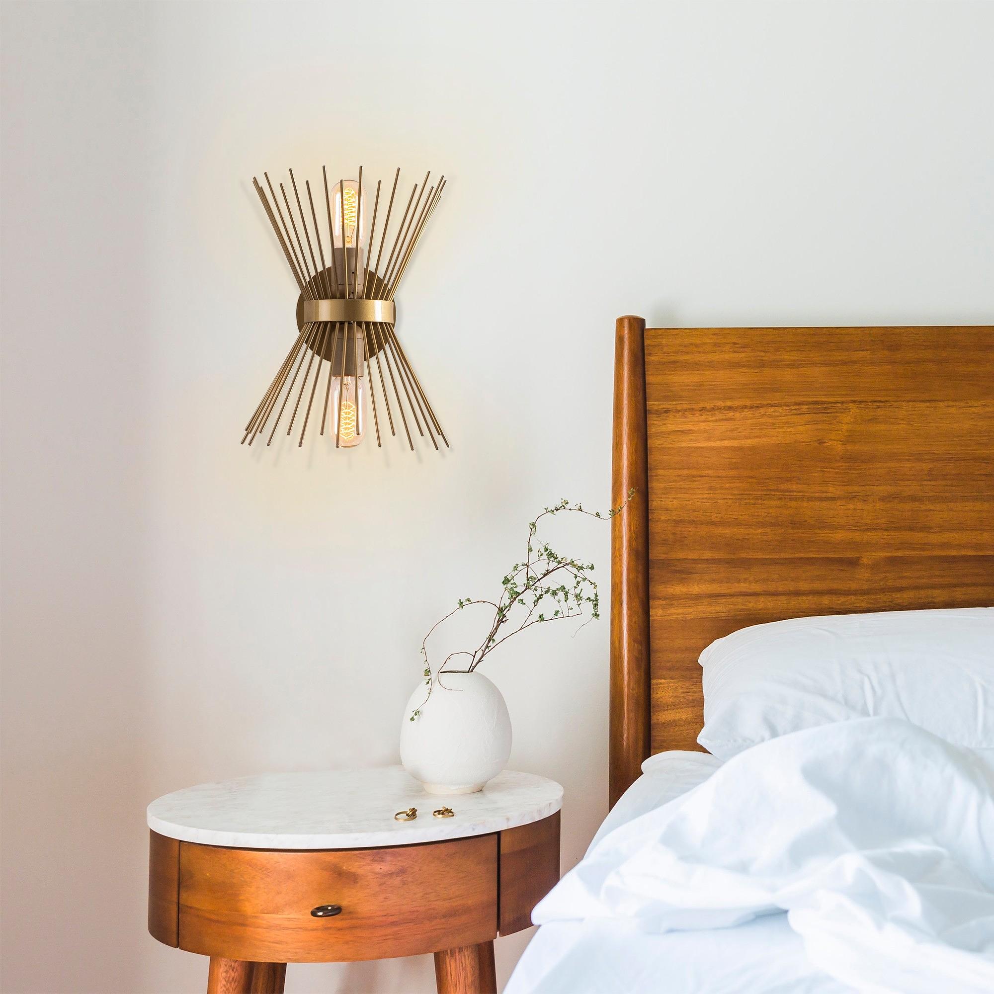 Kirpi 3092 Wall lamp Iron Gold 1