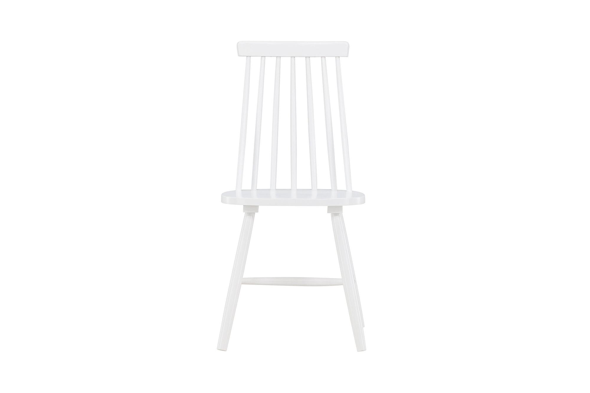 Lönneberga 2x Esszimmerstuhl- Set Kautschukbaum Weiß 0