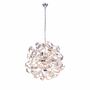 Pendant lamp Falla Acrylic / Iron 4-flame 1