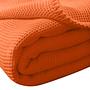 La Diva Maison Waffle Pique Bedspread Orange 220 x 240 cm 0