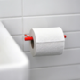 Toilettenpapierhalter Stahl Pulverbeschichtet Neonrot 0