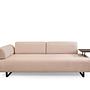 Infinity 3-Sitzer Sofa mit Beistelltisch Beige 3