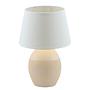 Table lamp mixed fabric ceramic 1-bulb 0