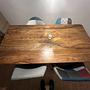 Dining table Oak Hairpin Legs Brown 3