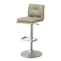 Bar and Counter Stool Steel Polyester Taupe 0