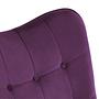 Bridget Sessel Samt Massivholz Violett 7