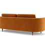 Elinor Sofa 3-Sitzer Velour Matt Amber 3