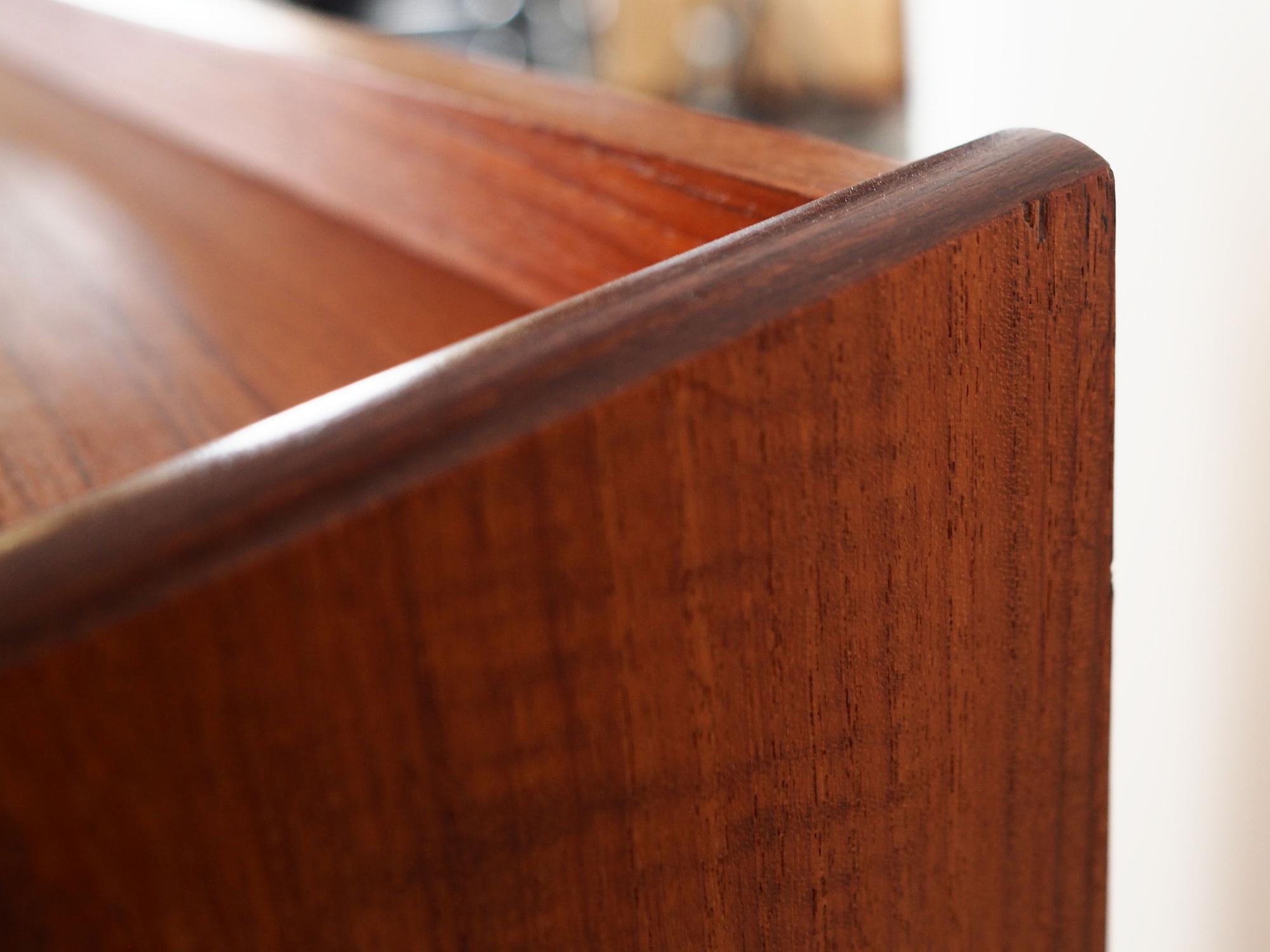 Secretary Teak wood 1970s 14