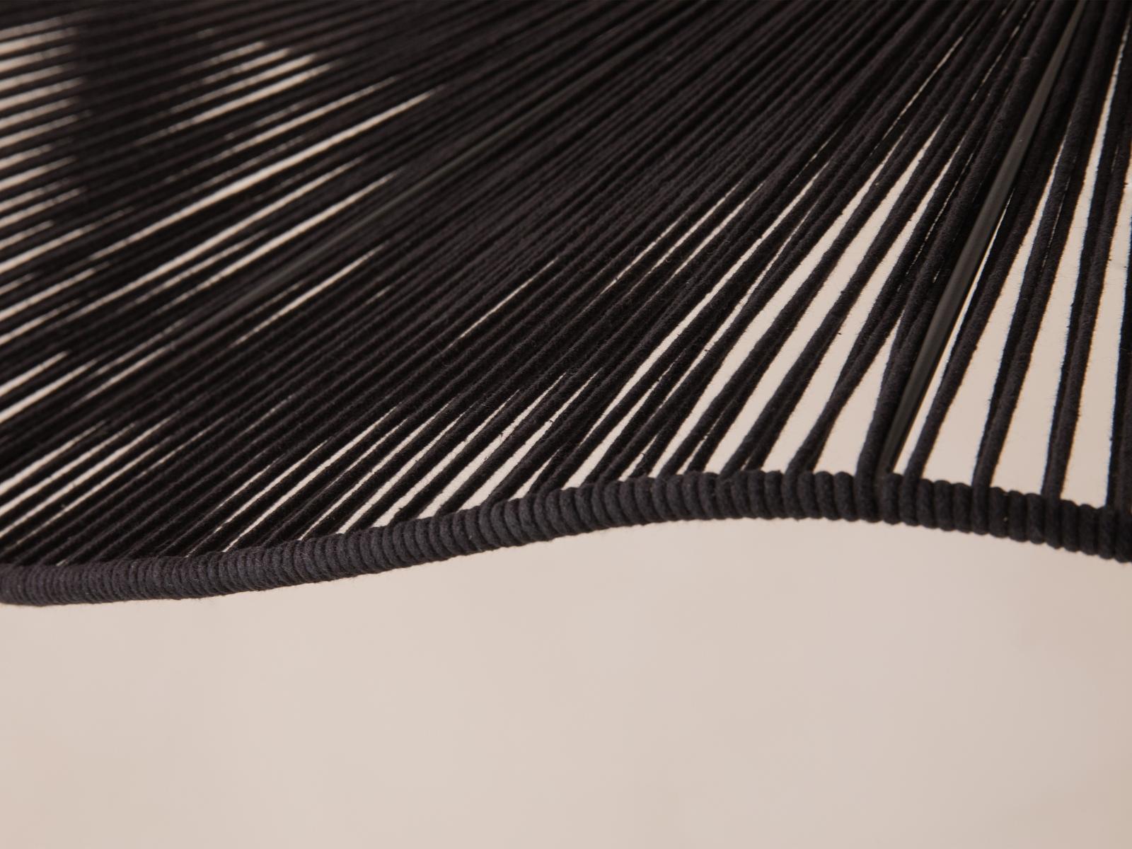 Palmier Pendant Light Black Metal 100x100x22 cm 3