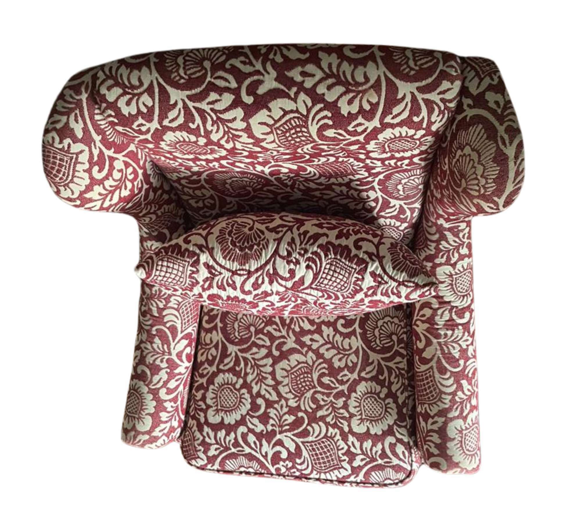 Sessel und Hocker Textil Holz Mehrfarbig 8