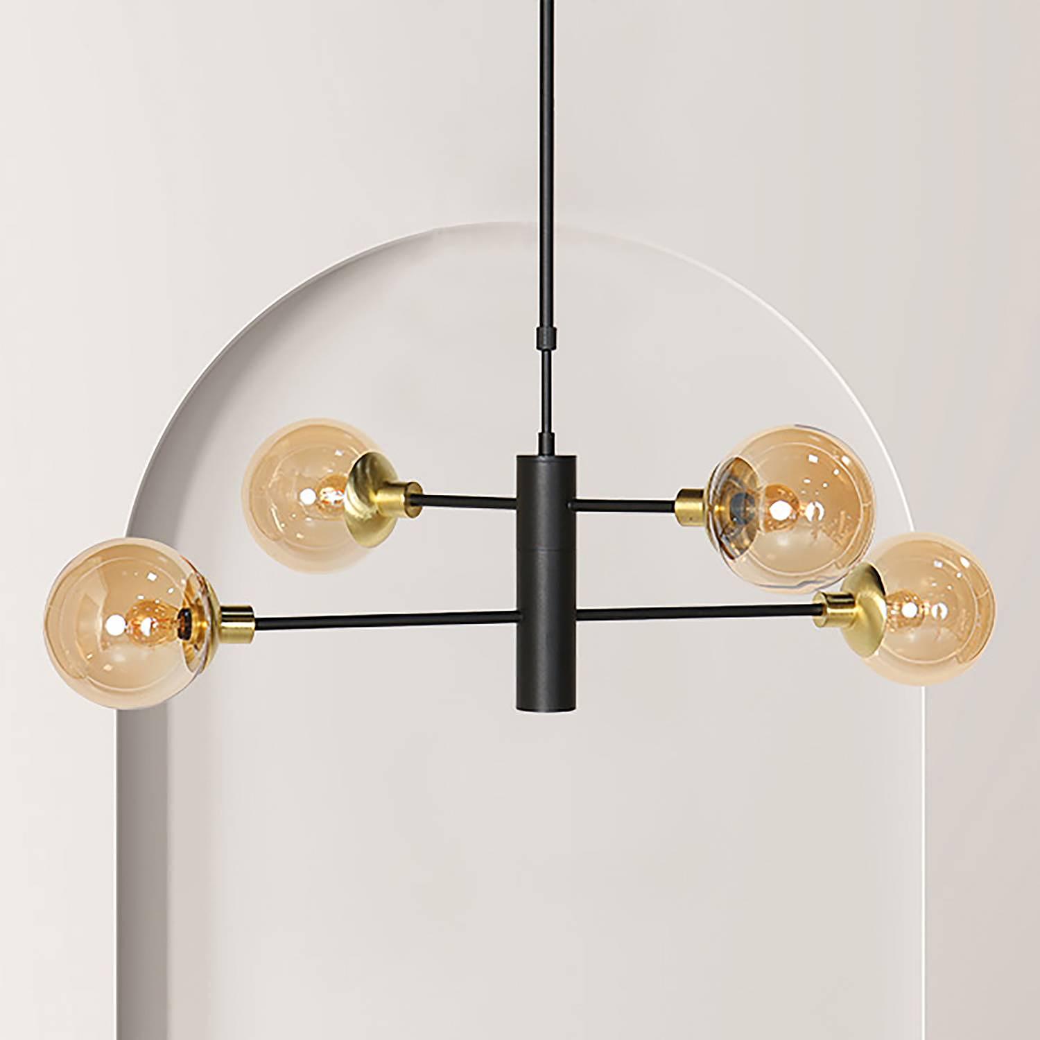 Pendant light Constellation Aluminum 5-Light Brass 0
