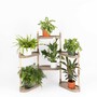 Modular plant stand with 6 shelves Grey 1