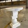 Artist Side table Fiber concrete Bone white 2