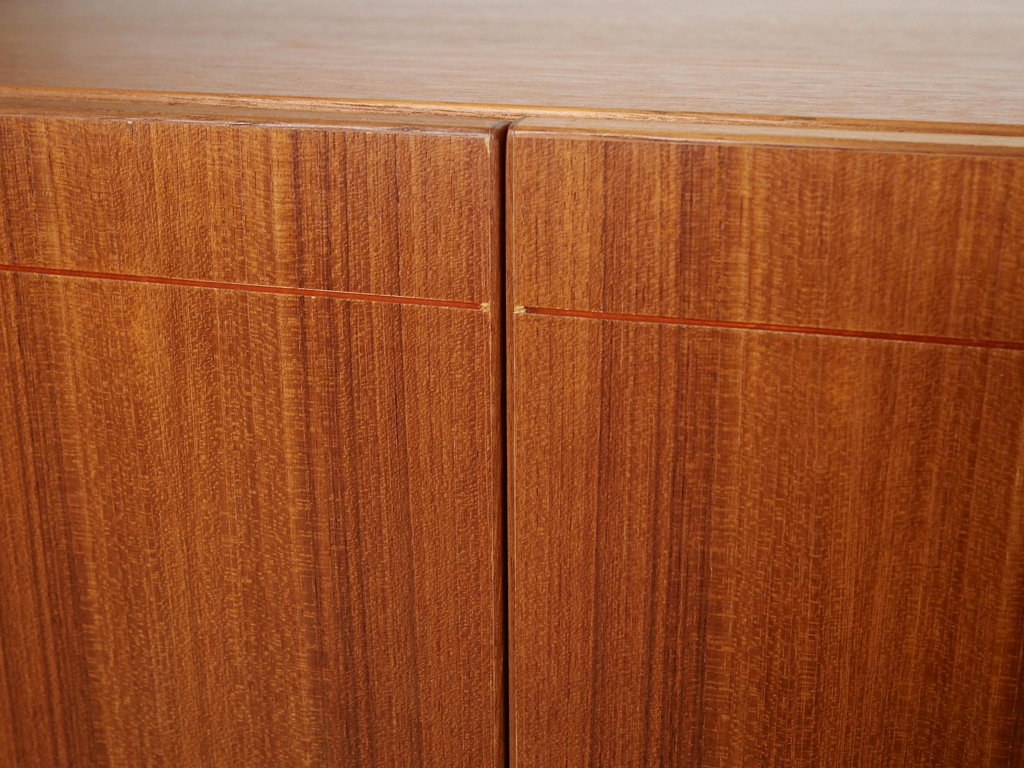 Teak-Schrank Braun1970er Jahre 9