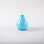 Light blue 1970s glass vase 2