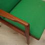 Armchair Teak wood Textile Green 1970s 10