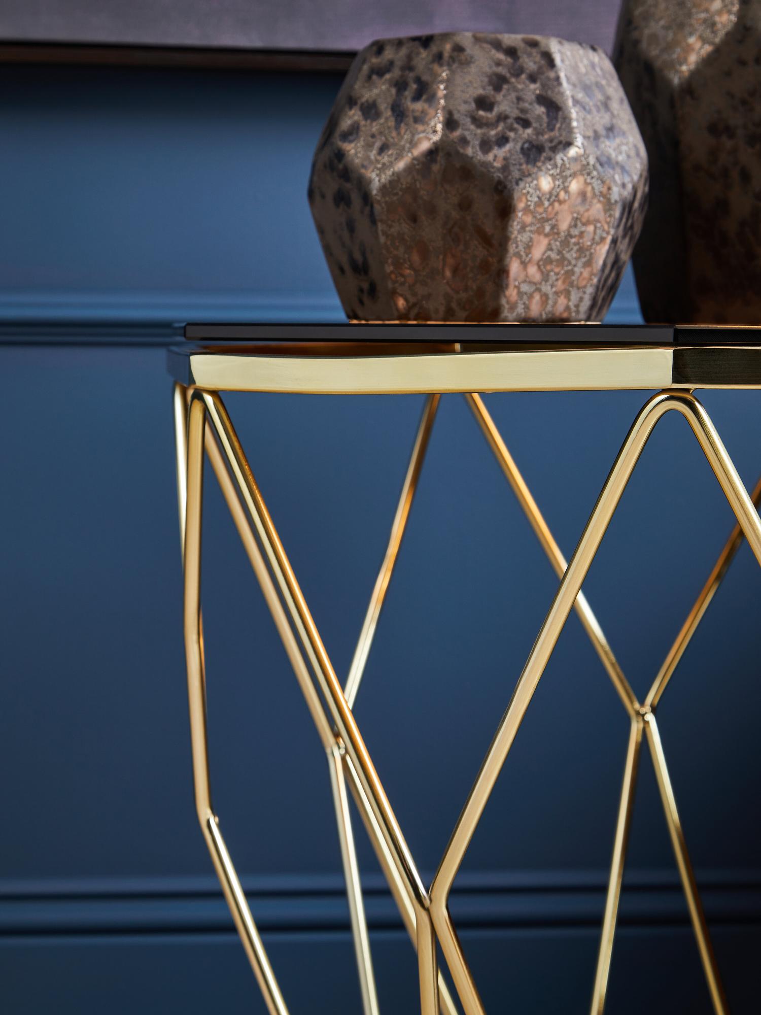 Beistelltisch Allure mit Gebürstetem Bronzefuß
 2