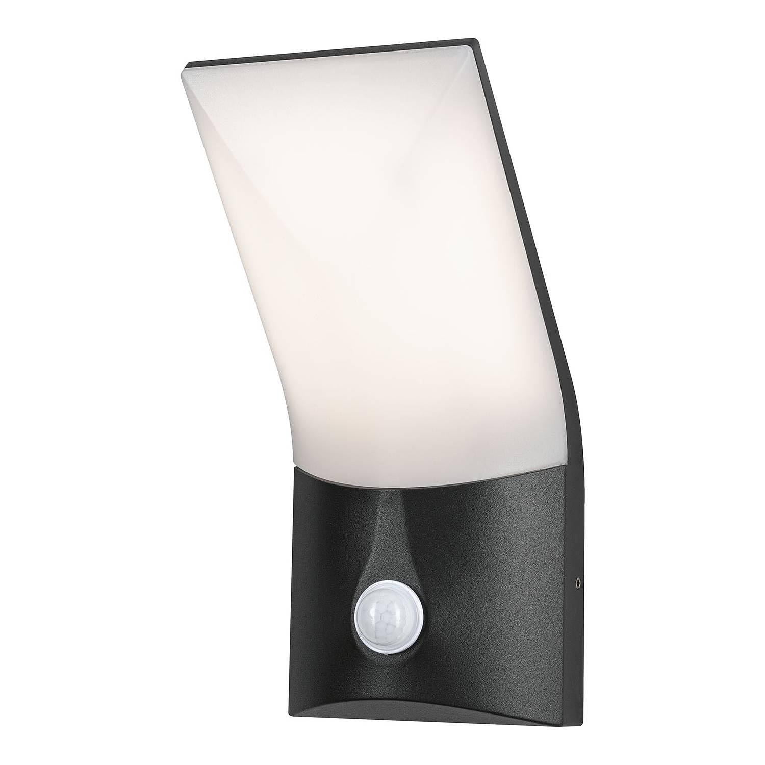 Wandleuchte Adya Aluminium 1-Flammig Anthrazit 1