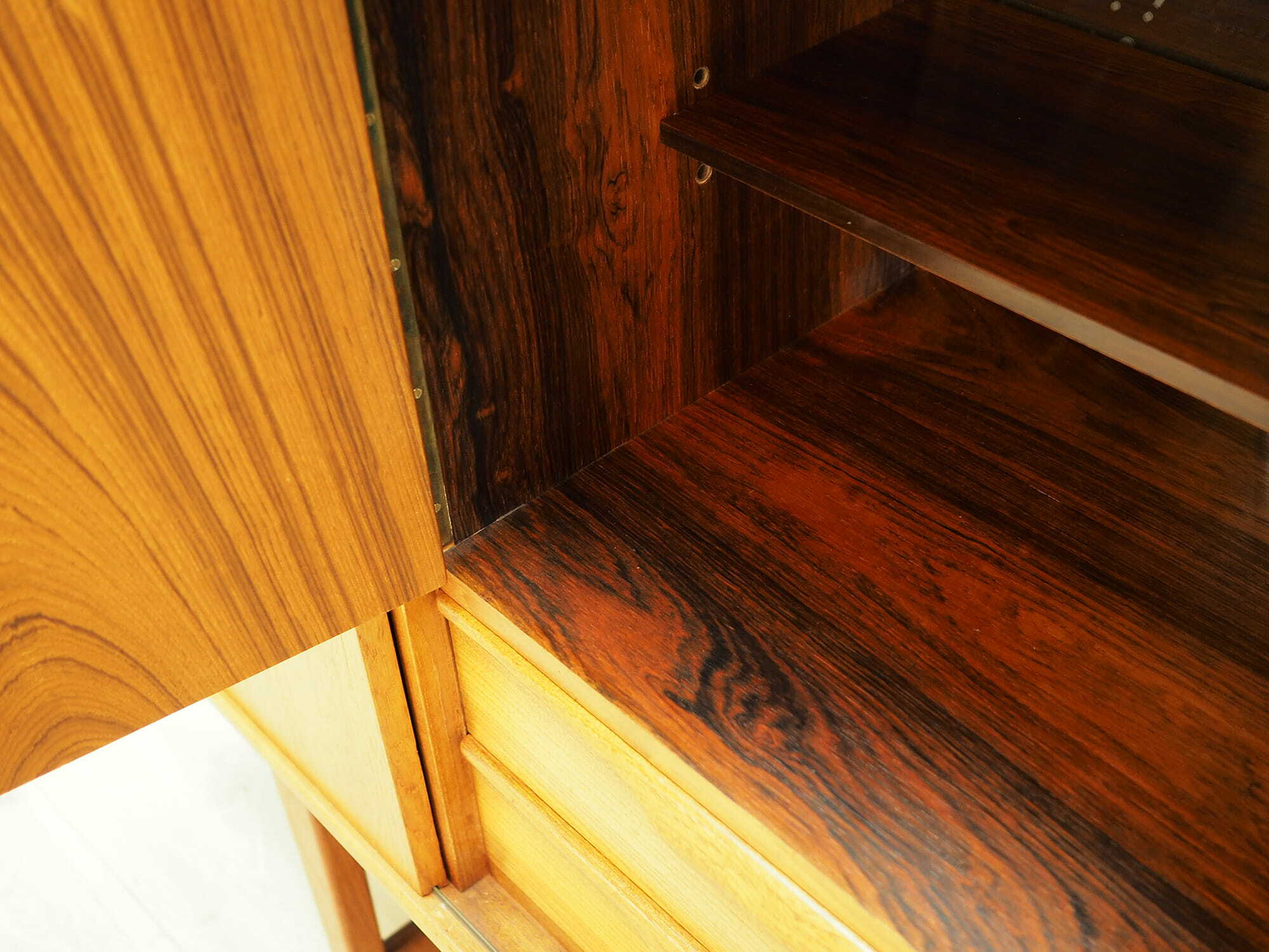 Vintage sideboard teak brown 1960s 8