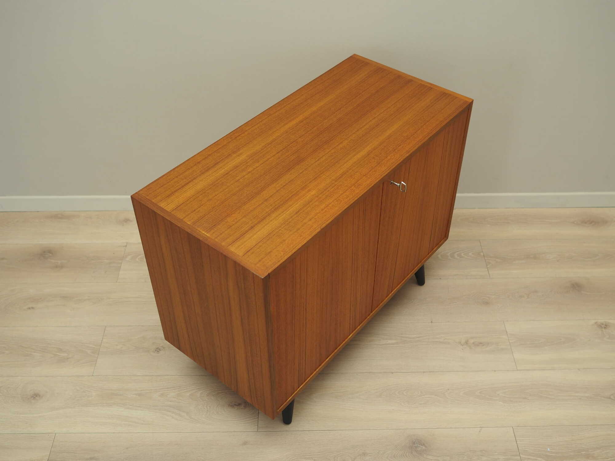 Vintage cabinet mahogany brown 1970s 5