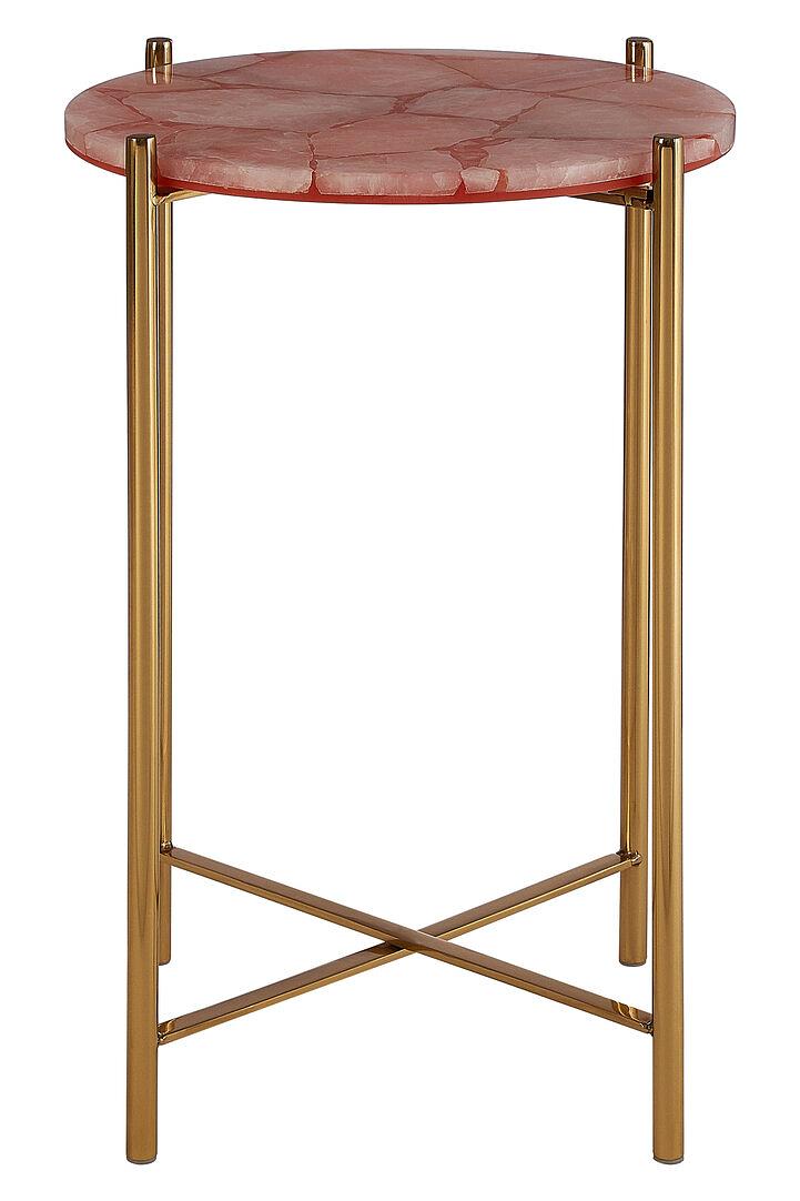 Vita Side Table Rose Quartz 0