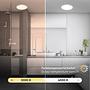 Colaria LED-Badleuchte Polypropylen Silber 3