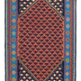 Kilim Senneh Teppich Mehrfarbig 0