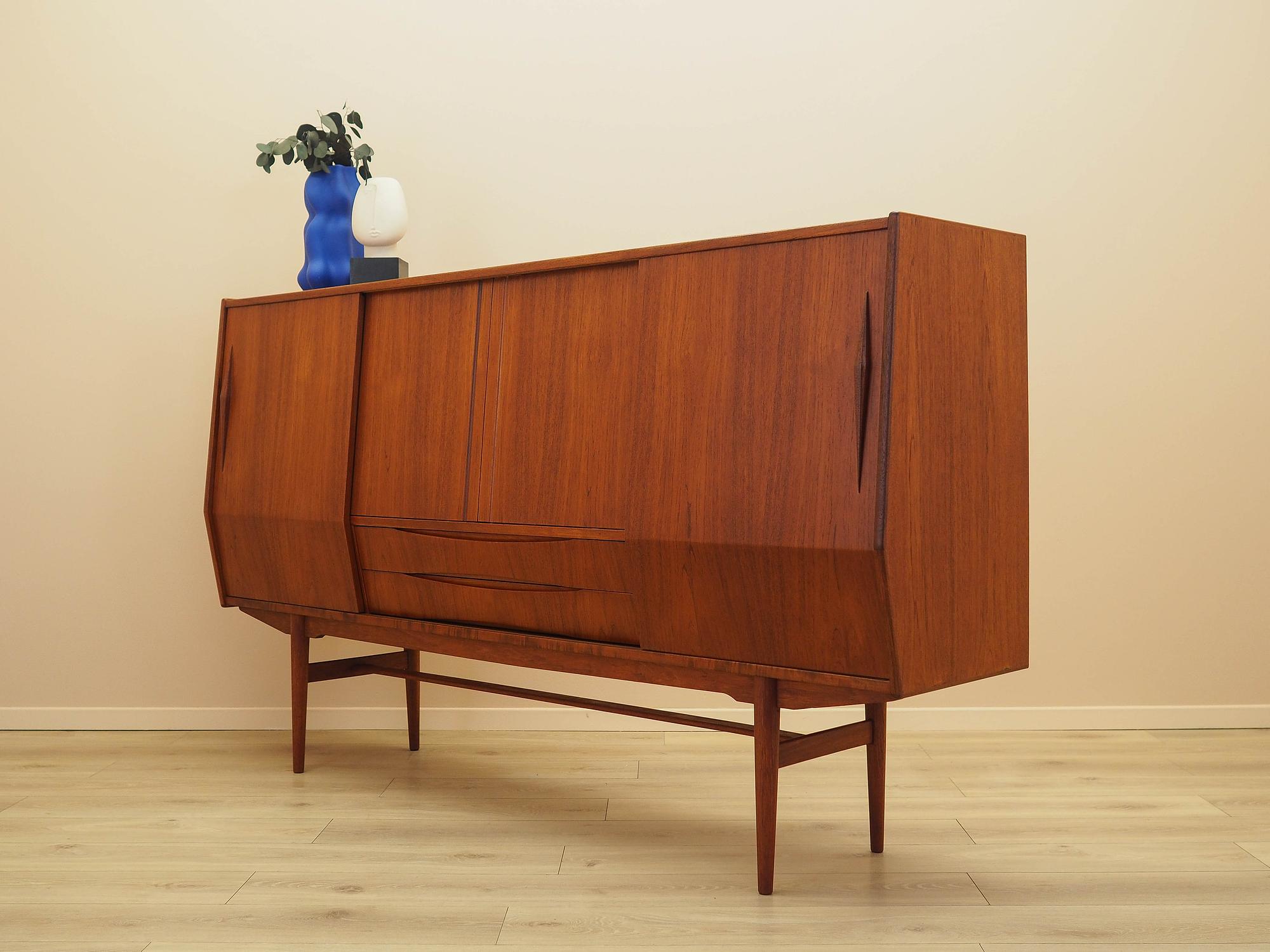 Teak Highboard 1960er Jahre 3