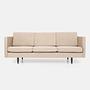 Alta Sofa 3-Sitzer Velour Beige 1