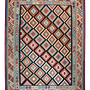 Kilim Gashgai Teppich Mehrfarbig 0