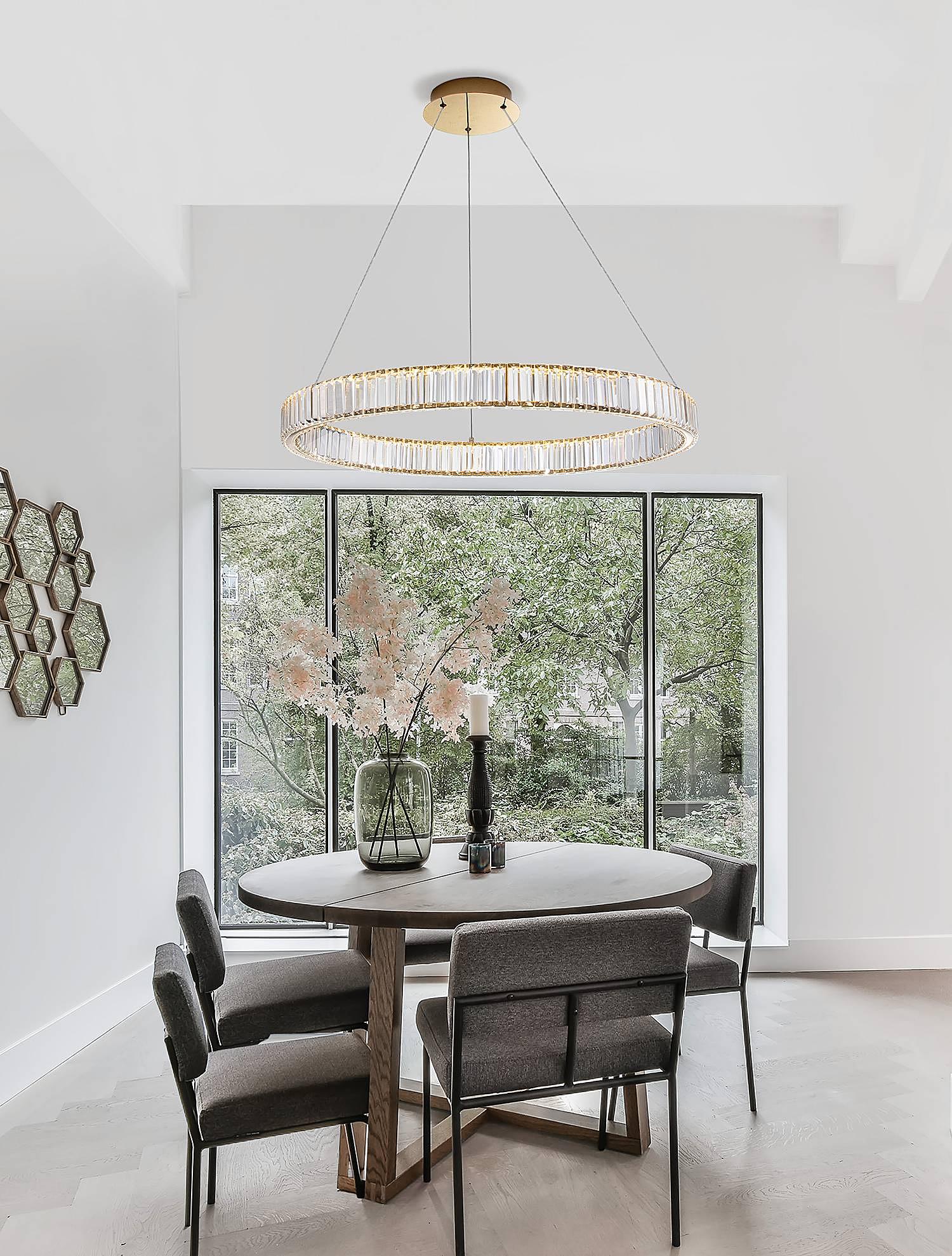 1-Flammig Pendelleuchte Aurelia Typ C Aluminium Gold 2