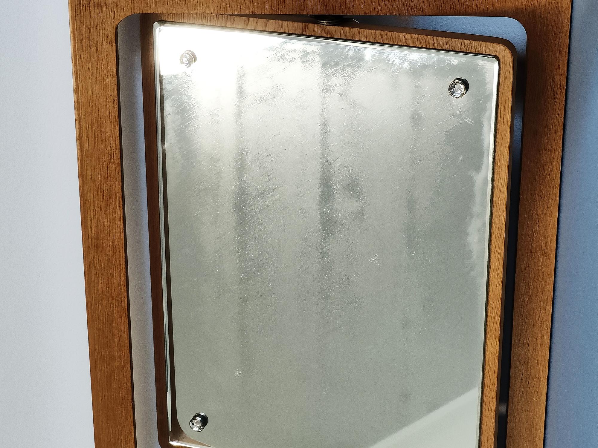 Wandgarderobe mit Spiegel 1980er Jahre 8