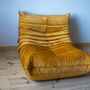 Togo Lounge Set 2-piece Velvet Golden Yellow 4