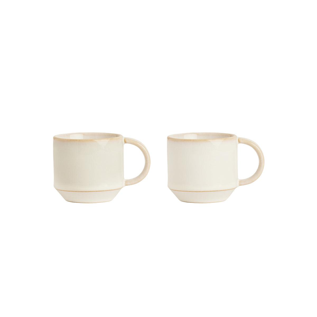 Yuka Espressotasse 2er-Set Creme 0