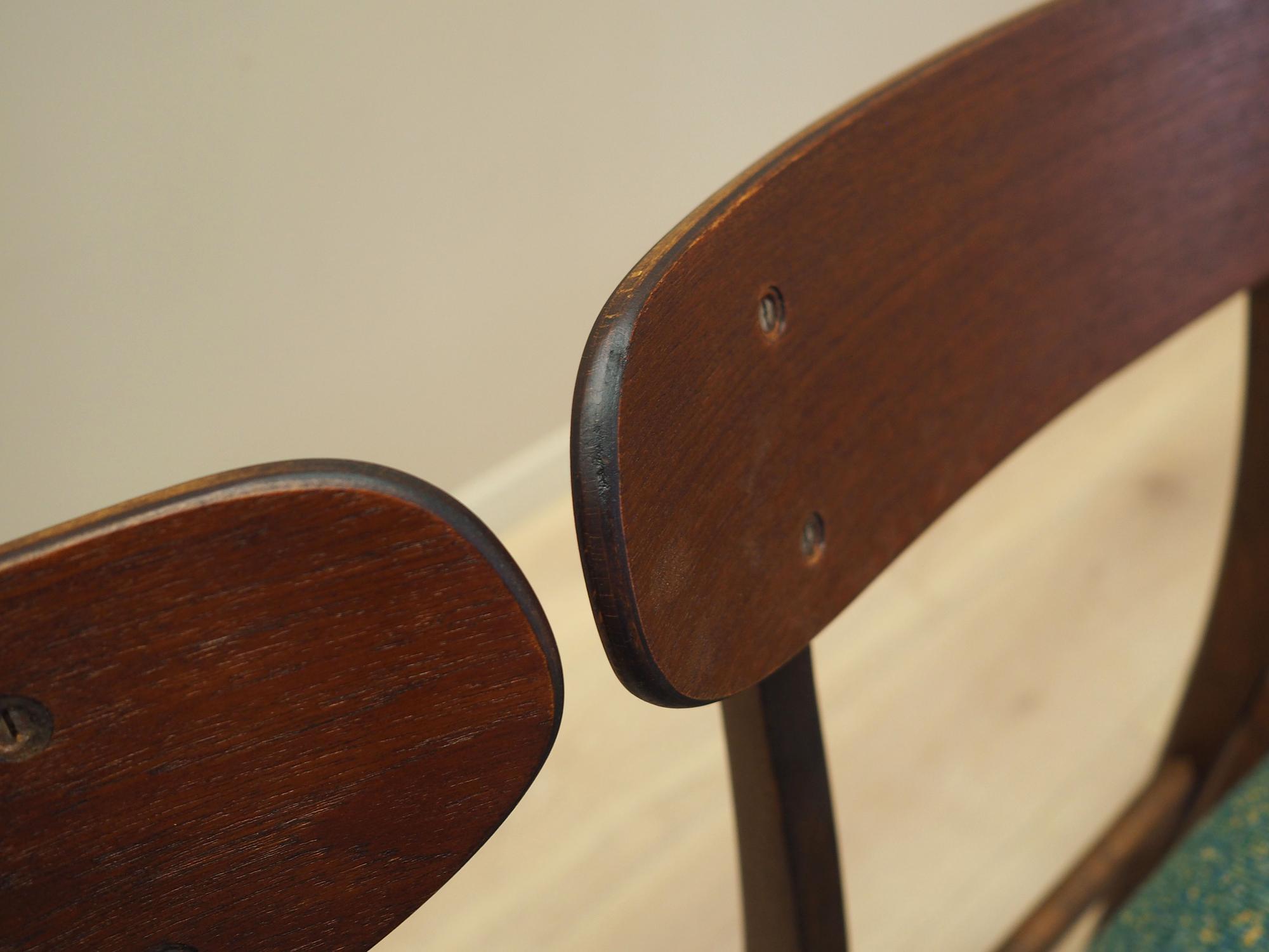 4x Dining chair teak 1970s 7